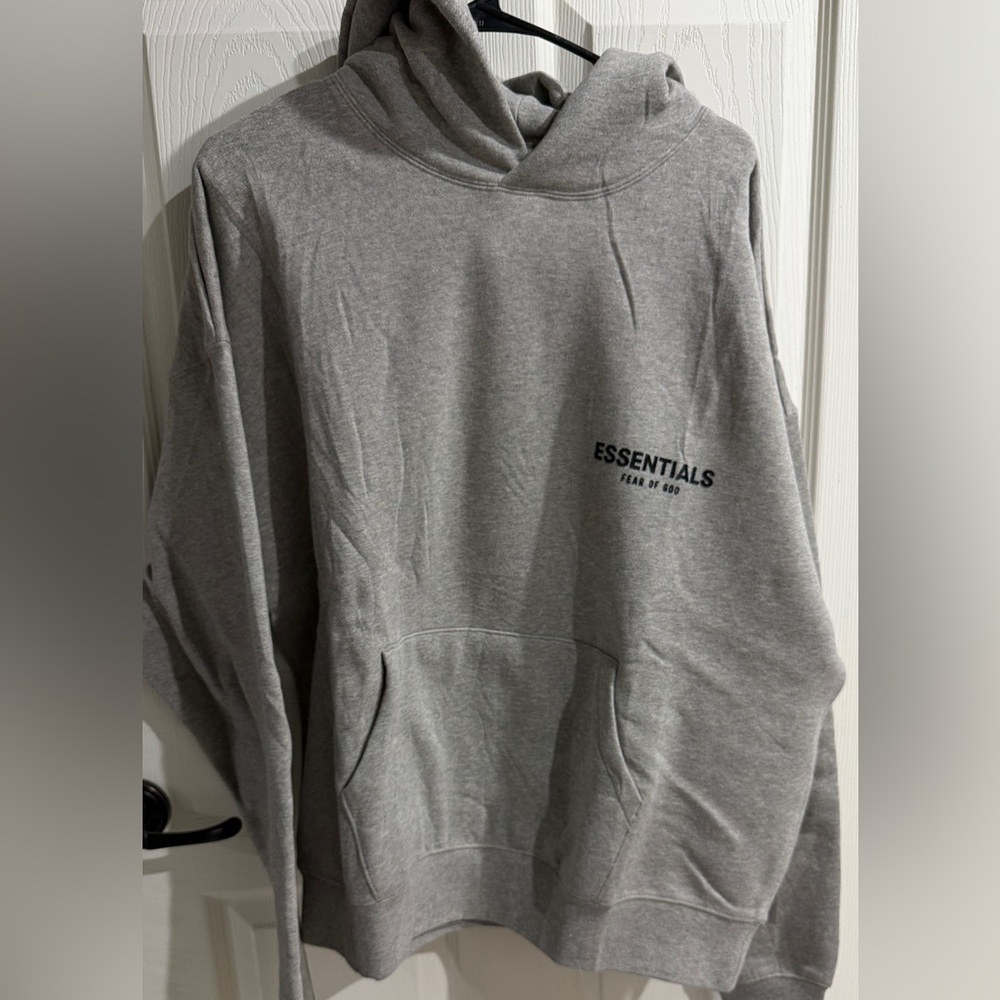 Fear of God Essentials dark oat  medium hoodie
